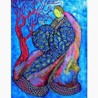 «Красное дерево»<br />2004 г., холст, акрил, 60x80