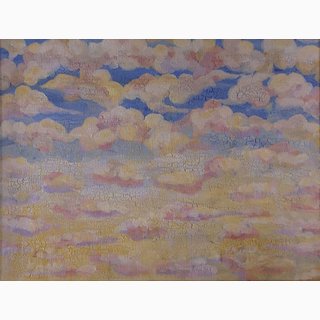 «Закат в Кремле»<br />холст, акрил, 60x80<br />2004