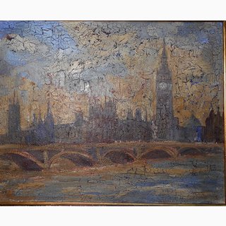 «Лондон - Москва»<br />холст, акрил, 50х40<br />2016 год