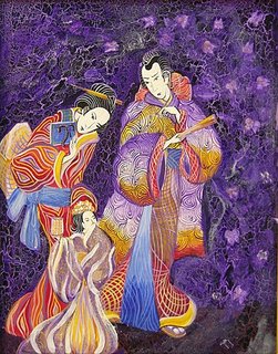 «Проснись, проснись! Стань товарищем моим, Спящий мотылек.»<br />2007, canvas, acrylic paints, 20x30