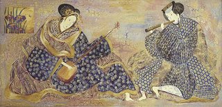 «Добавь пару крыльев К стручку перца И сделаешь стрекозу»<br />2006, canvas, acrylic paints, 100x50