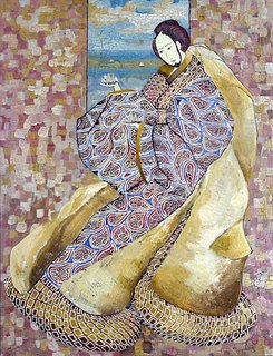 «Красное дерево»<br />2004, canvas, acrylic paints, 60x80