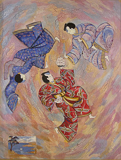 «Млечный путь»<br />2004, canvas, acrylic paints, 70x90