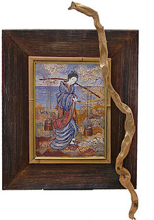 «Ночью журавль»<br />2003, 18x24
