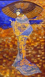 «Рыбка»<br />2003, canvas, acrylic paints, 50x90